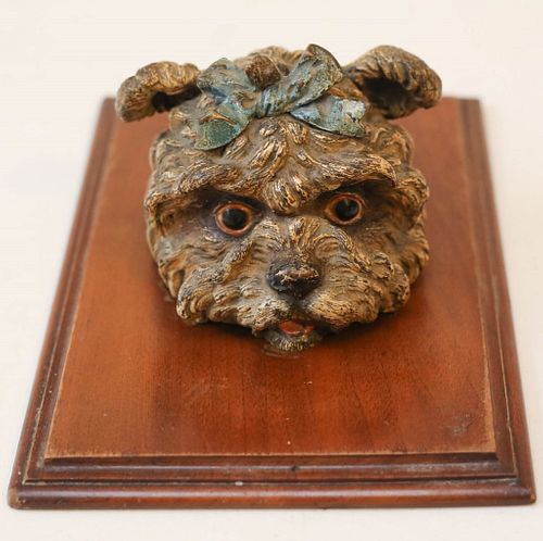 Cold Painted Bronze Paper Holder