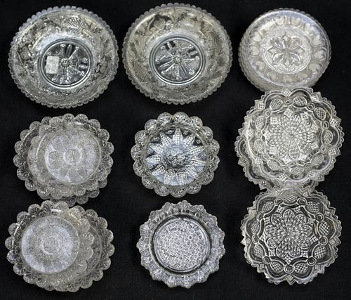 18 Pieces of Lacy Glass