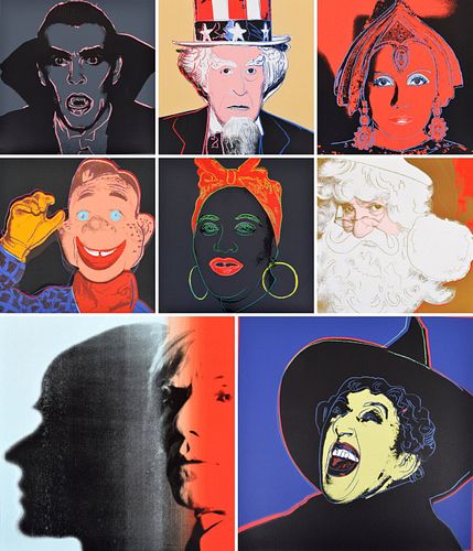 8 Andy Warhol "Myths" Portfolio Screenprints