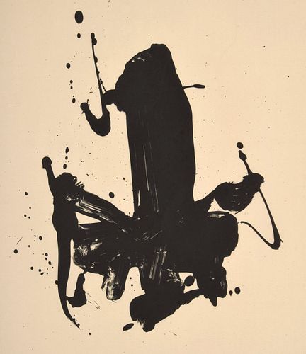 Robert Motherwell Lithograph, Signed Edition