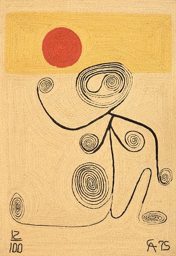 Large Alexander Calder (after) Tapestry