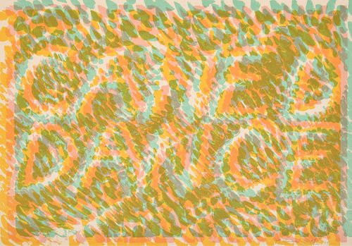 Bruce Nauman "Caned Dance" Lithograph, Signed Edition