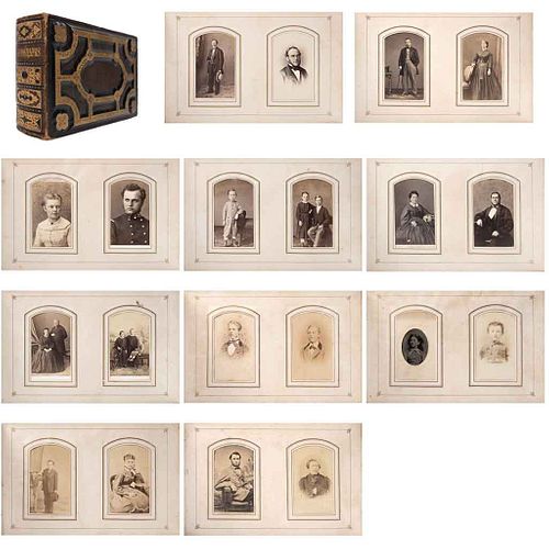 EMIL NICOLA-KARLEN, LOUIS NAGEL, A. MULLER, J. B., Untitled, Unsigned, Album: albumins and tintype, 6.2 x 9" (16 x 23 cm), Pieces: 92