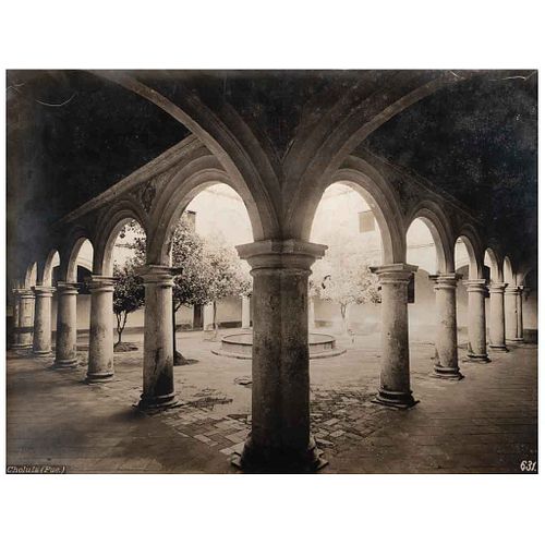 GUILLERMO KAHLO, Convento de Cholula, Pue., Unsigned, Silver / gelatin, 10.9 x 13.9" (27.8 x 35.5 cm)