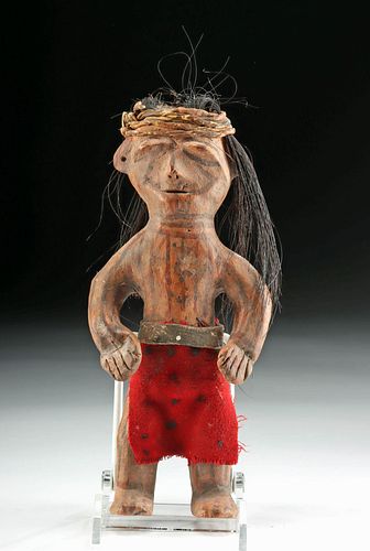 Early 20th C. Native American Yuma Clay Doll