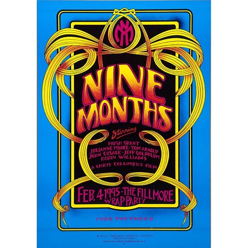 Nine Months Wrap Party and Marilyn Manson Concert Posters