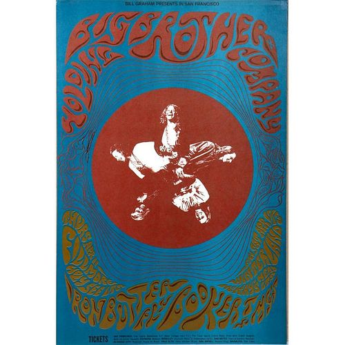Big Brother/Iron Butterfly Concert Poster