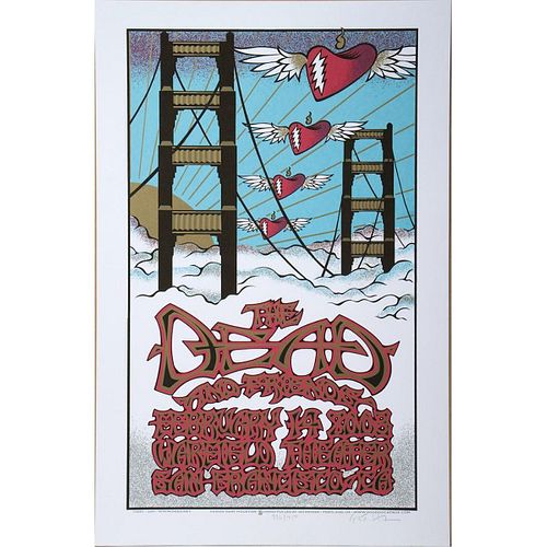 The Dead and Friends Concert Poster