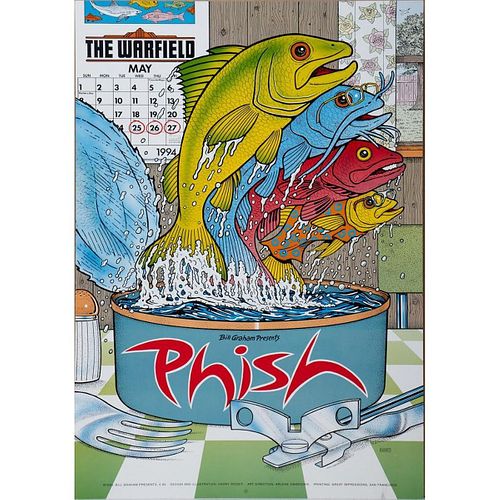Phish and Red Hot Chili Peppers/ Nirvana/ Pearl Jam Concert Posters