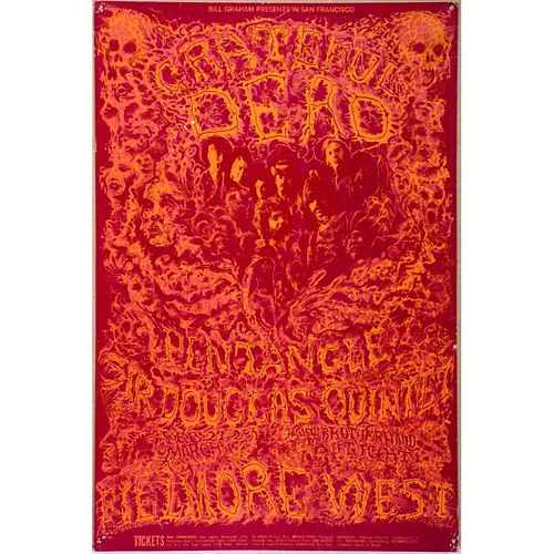 Grateful Dead/Pentangle Concert Poster