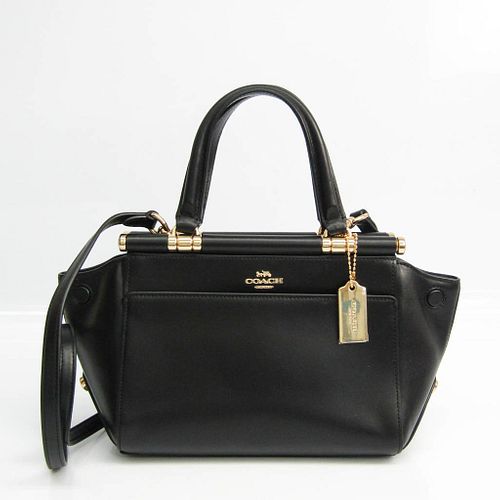 Coach Grace 20 31918 Women's Leather Handbag,Shoulder Bag Black BF529290