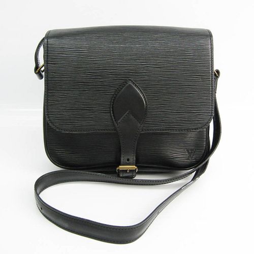 Louis Vuitton Epi Cartouchiere M52242 Women's Shoulder Bag Noir BF529053