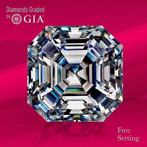 7.06 ct, G/VS1, Sq. Emerald cut GIA Graded Diamond. Unmounted. Appraised Value: $530,000 
