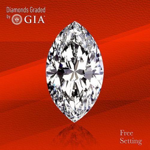 3.80 ct, D/IF, TYPE IIa Marquise cut GIA Graded Diamond. Unmounted. Appraised Value: $372,000 