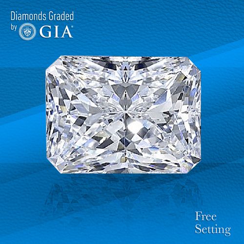2.52 ct, D/VVS1, Radiant cut GIA Graded Diamond. Unmounted. Appraised Value: $91,000 