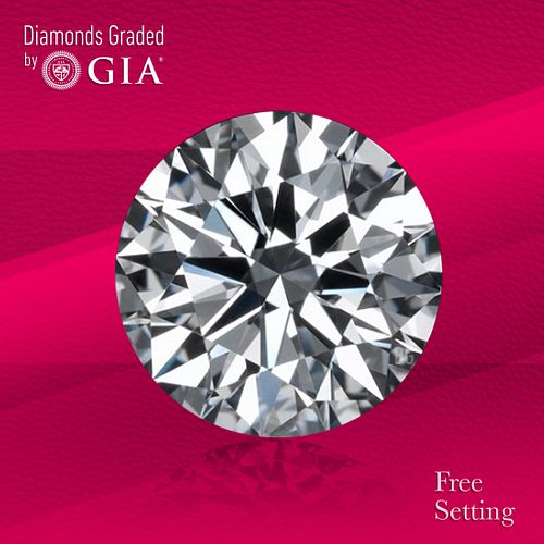 3.04 ct, E/VS1, Round cut GIA Graded Diamond. Unmounted. Appraised Value: $192,000 