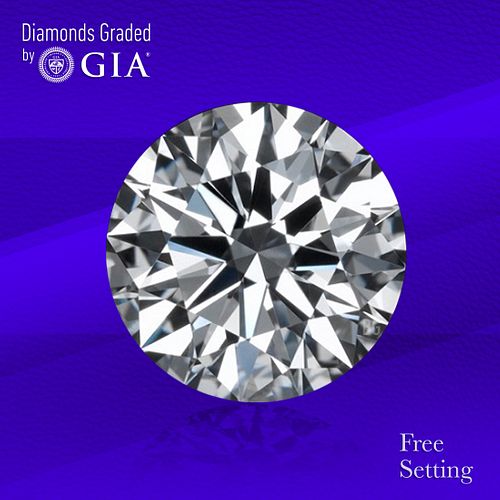 10.51 ct, G/VS2, Round cut GIA Graded Diamond. Unmounted. Appraised Value: $1,524,000 