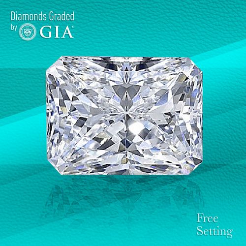 2.01 ct, D/VS2, Radiant cut GIA Graded Diamond. Unmounted. Appraised Value: $53,000 
