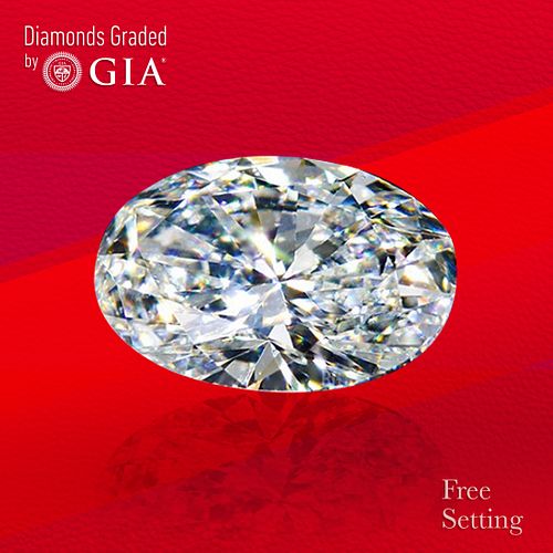 3.01 ct, G/VS1, Oval cut GIA Graded Diamond. Unmounted. Appraised Value: $108,000 