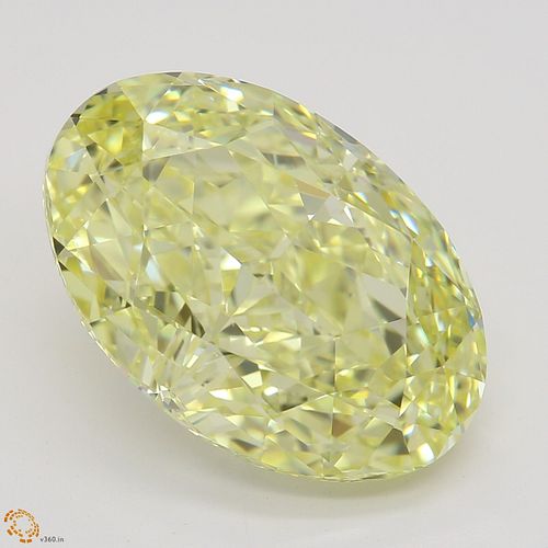 6.00 ct, Natural Fancy Yellow Even Color, VS2, Oval cut Diamond (GIA Graded), Unmounted, Appraised Value: $263,900 