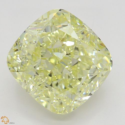 3.01 ct, Natural Fancy Light Yellow Even Color, IF, Cushion cut Diamond (GIA Graded), Unmounted, Appraised Value: $50,500 