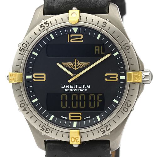 Breitling Aerospace Quartz Titanium,Yellow Gold (18K) Men's Sports Watch F56062 BF528692