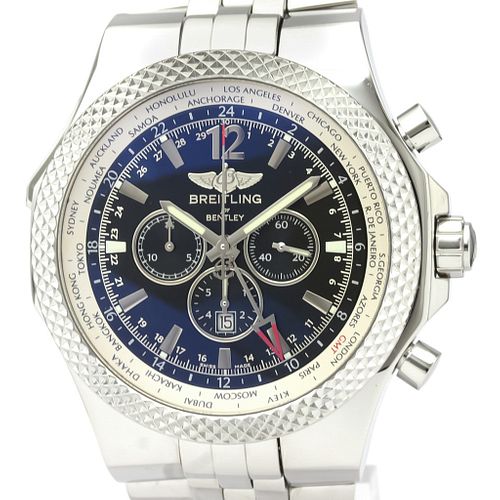 Breitling Bentley Automatic Stainless Steel Sports Watch A47362 BF528347