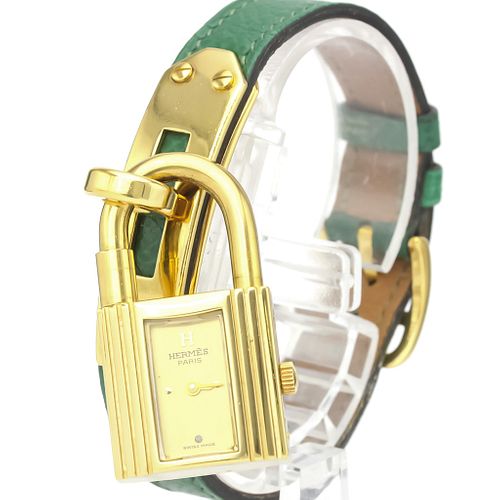 Hermes Kelly Quartz Gold Plated Women's Dress Watch BF528633