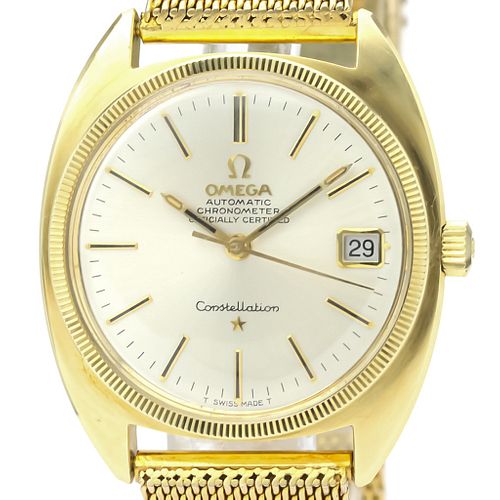 Omega Constellation Automatic Gold Plated Men's Dress Watch 168.027 BF529027