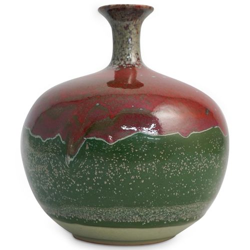 Glazed Earthenware Vase