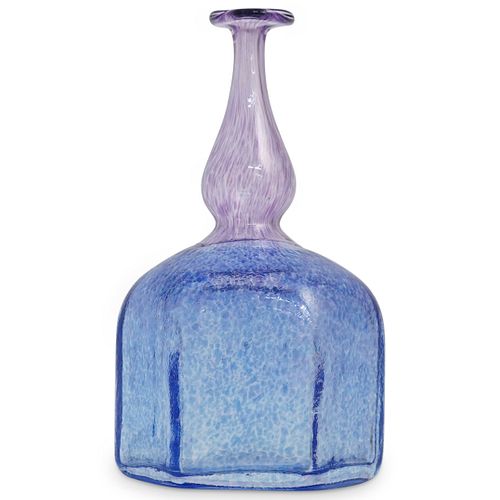Kosta Boda Art Glass Bottle by Bertil Vallien
