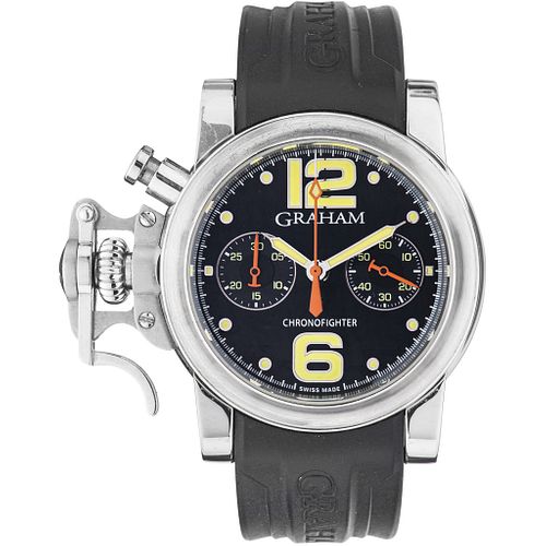 GRAHAM CHRONOFIGHTER EDITION TOURNEAU N°17/25 WATCH IN STEEL Movement: automatic