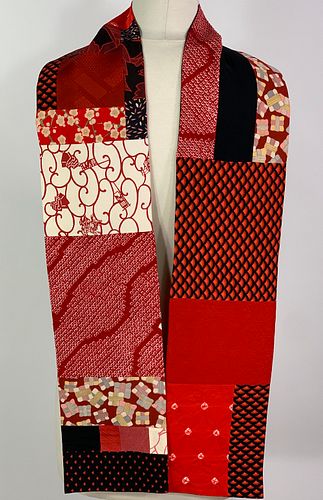 Black and Red Flow Scarf