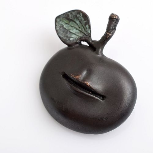 Claude Lalanne "Pomme Bouche" Bronze Brooch/Pin