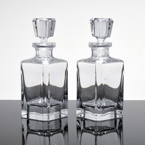 2 Sevres Crystal Decanters
