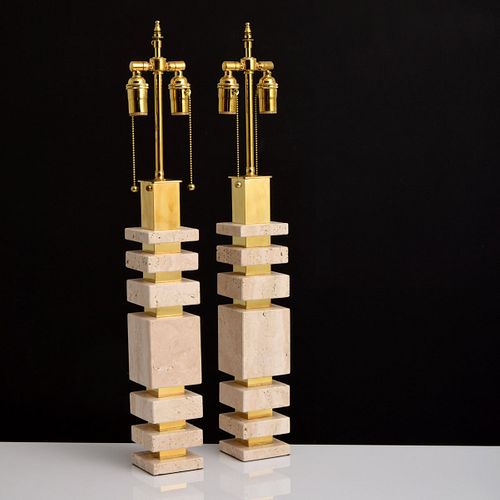 Pair of Lamps, Manner of Frank Lloyd Wright 