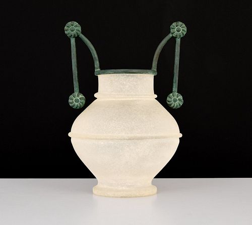 Large "Scavo" Vase/Vessel Attributed to Archimede Seguso