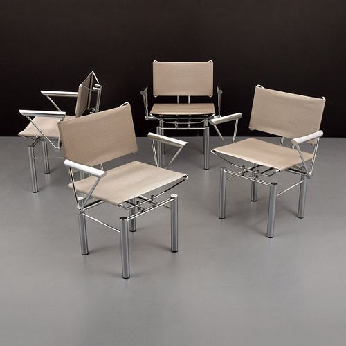 4 Hans Ullrich Bitsch Arm Chairs