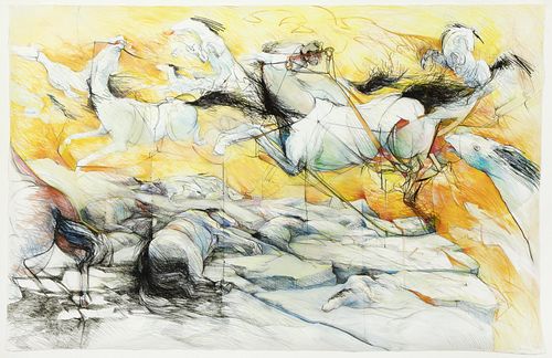 Mary Sprague, Untitled (Horses), 1987
