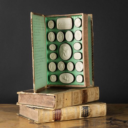 Four Volumes of Paoletti's Plaster Cameos, Rome