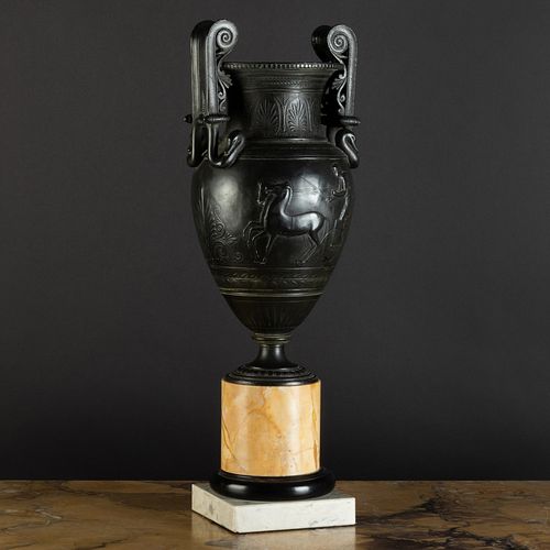 Italian Neoclassical Style Bronze Krater, After the Antique