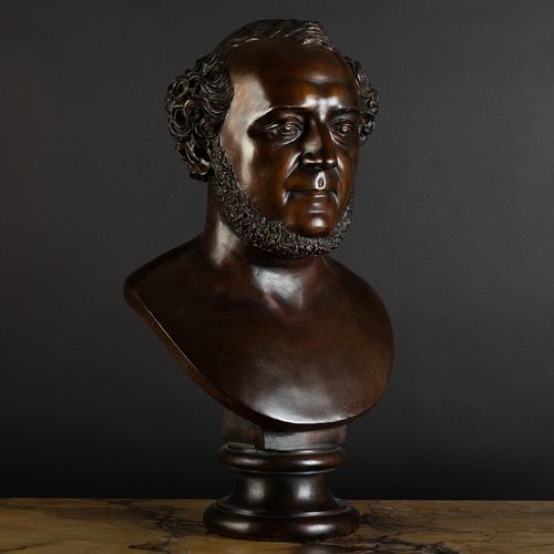 Bronze Bust of a Gentleman