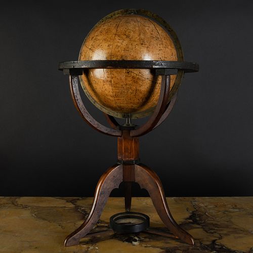 German Celestial 8 Inch Globe on Stand, Die HIMMELSK..GEL, gezeichnet..M..iedig, LEIPZIG, bei Schreibers...1820