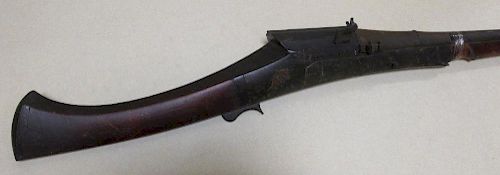 An 18th century Bandaq or Torador matchlock musket, with fine gold Koftgari inlay to the barrel and