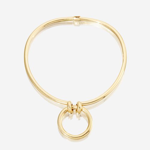 An eighteen karat gold choker, Hermès Paris