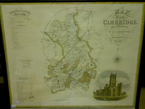 C & J Greenwood, Map of the County of Cambridge; Map of the County of Hertford; Map of the County of
