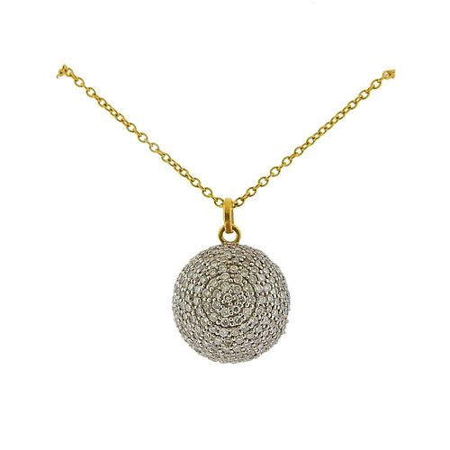 Gurhan Juju Gold Diamond Pendant Necklace