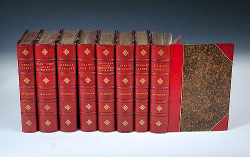 DICKENS (Charles) Works, 'Charles Dickens Edition', 18 vols in 14, c.1870, 8vo, slight foxing, good