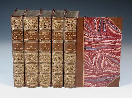 DIGBY (Kenelm) The Broadstone of Honour; or the True Sense and Practice of Chivalry, in five vols.,