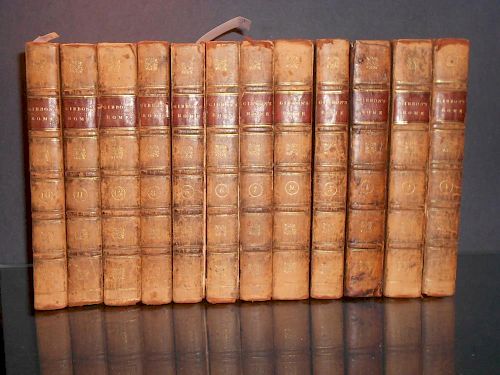 GIBBON (E) The History of the Decline and Fall of the Roman Empire, in 12 vols 1821, 8vo, engraved p
